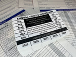 DISCOUNT 2025 GENERIC INSPECTION STICKERS