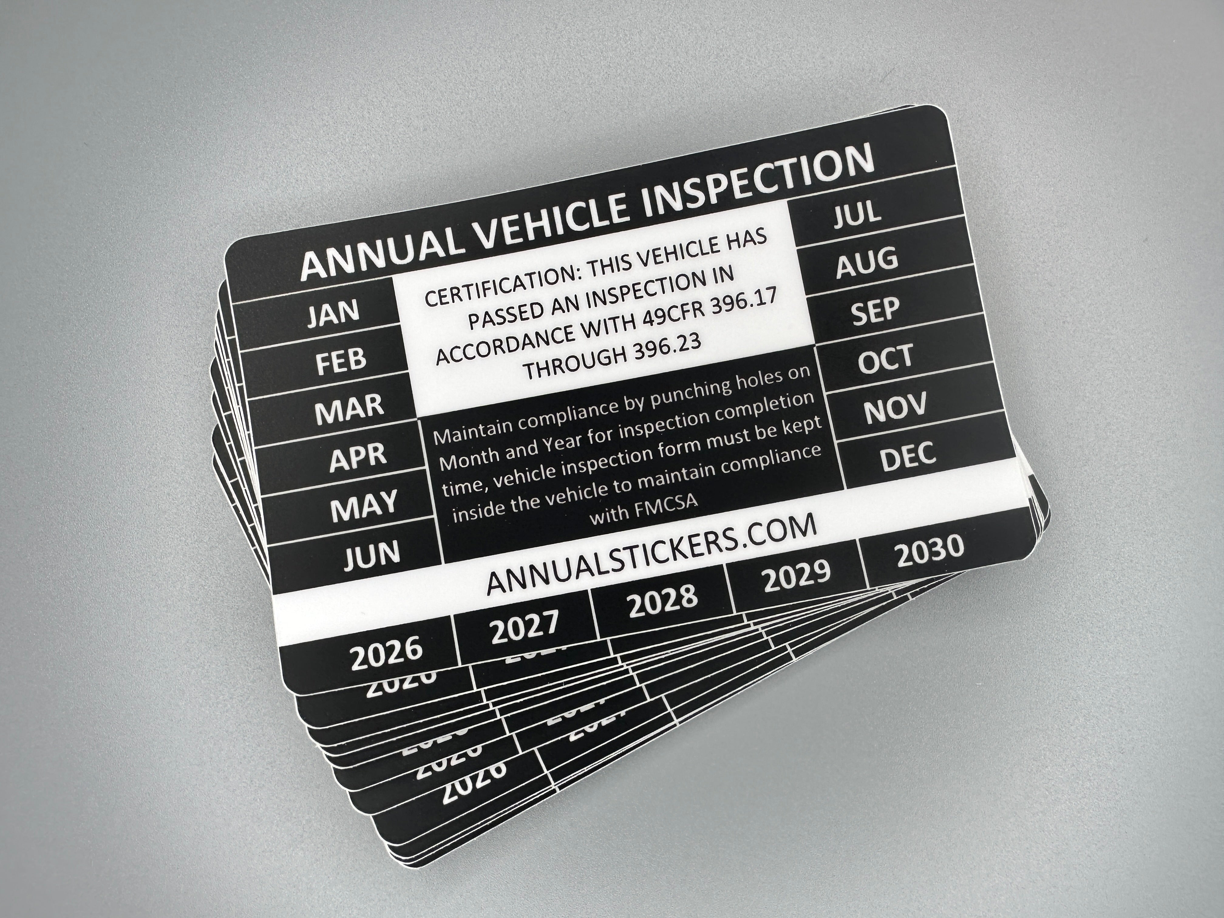 Generic Annual Inspection Stickers MADE EASY – Annual Stickers