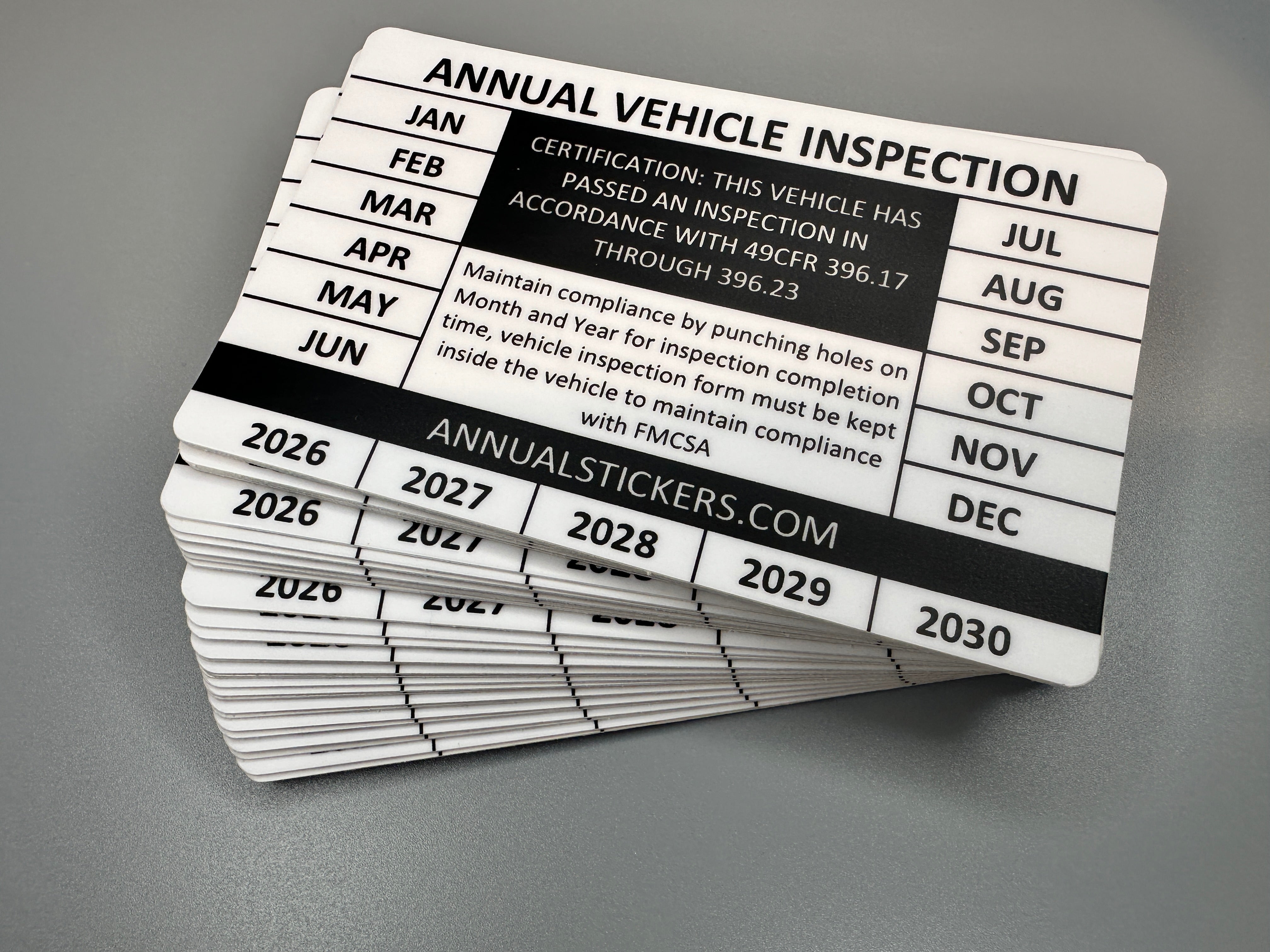 Generic Annual Inspection Stickers MADE EASY – Annual Stickers