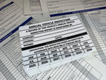 DISCOUNT 2025 GENERIC INSPECTION STICKERS
