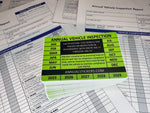 DISCOUNT 2025 GENERIC INSPECTION STICKERS