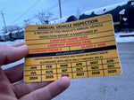 Annual Inspection Stickers MADE EASY