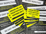 Grease Me Stickers
