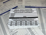 DISCOUNT 2025 GENERIC INSPECTION STICKERS