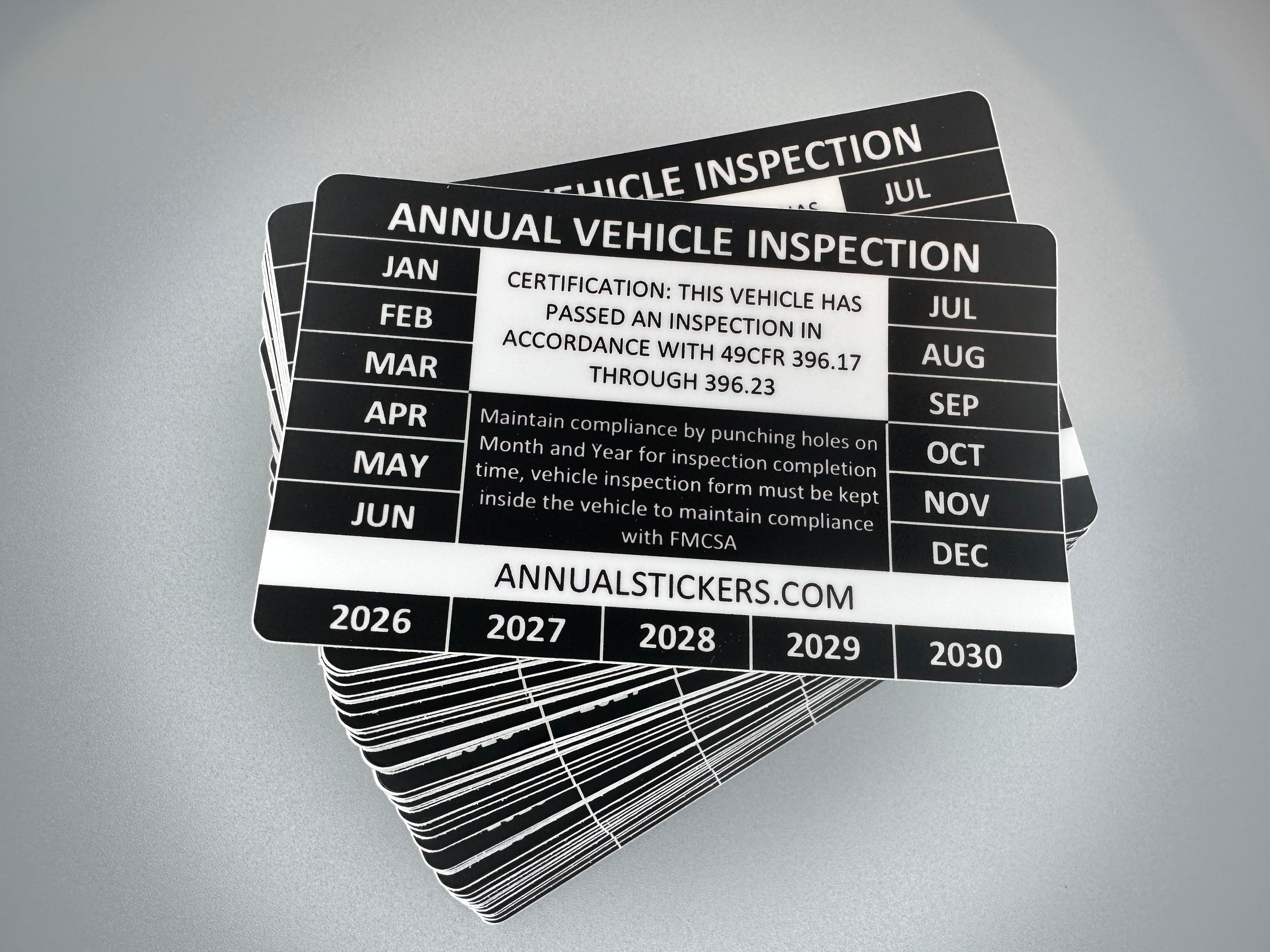 Generic Annual Inspection Stickers MADE EASY – Annual Stickers
