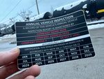 Annual Inspection Stickers MADE EASY