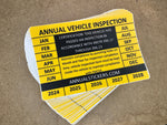 DISCOUNT 2024 GENERIC INSPECTION STICKERS