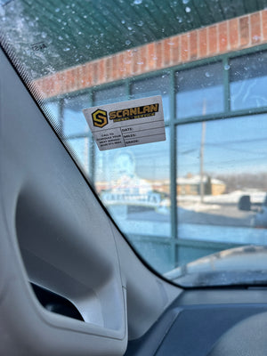 Static Cling Oil Change Stickers MADE EASY