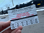 Annual Inspection Stickers MADE EASY