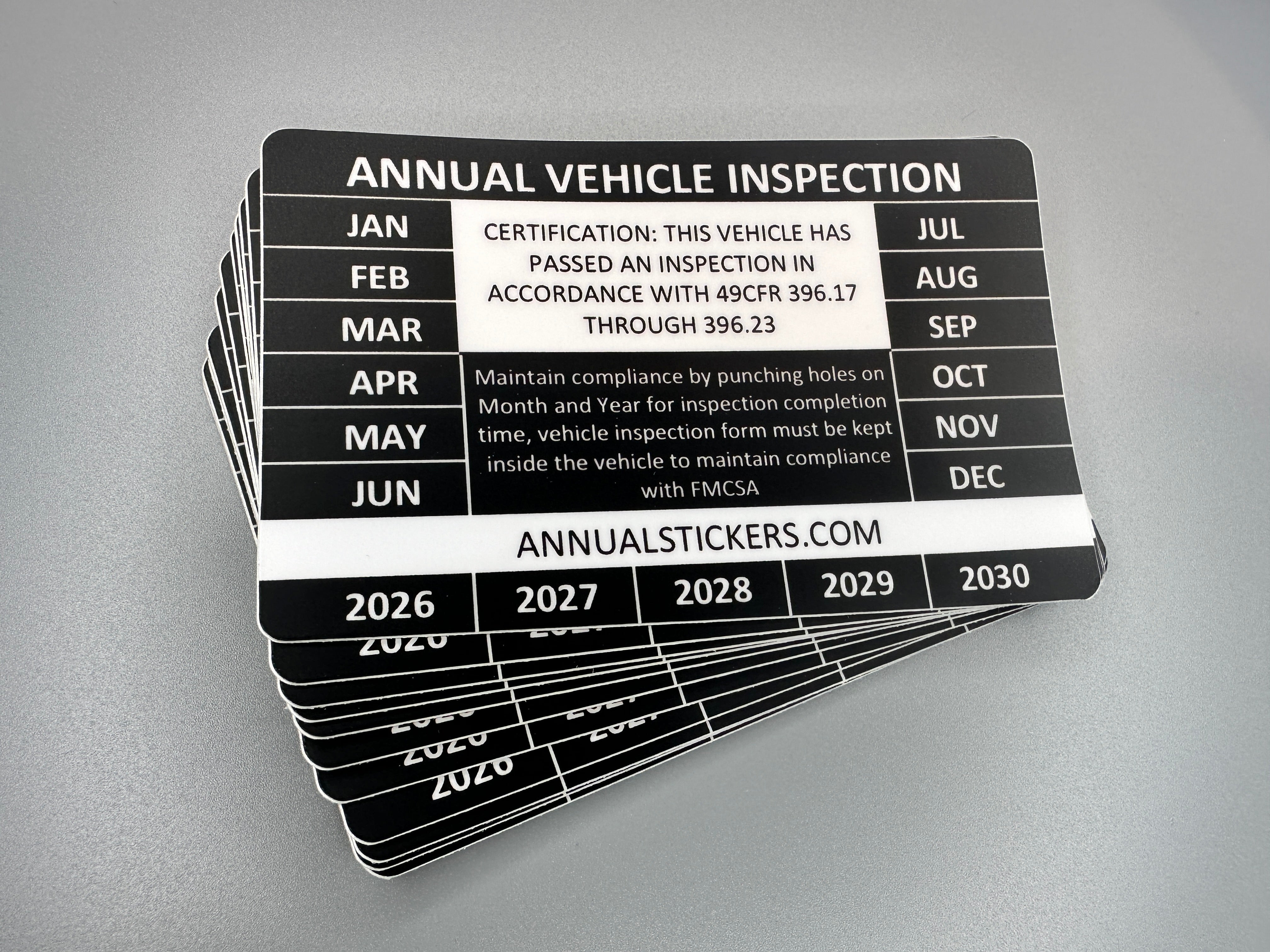 Generic Annual Inspection Stickers MADE EASY – Annual Stickers