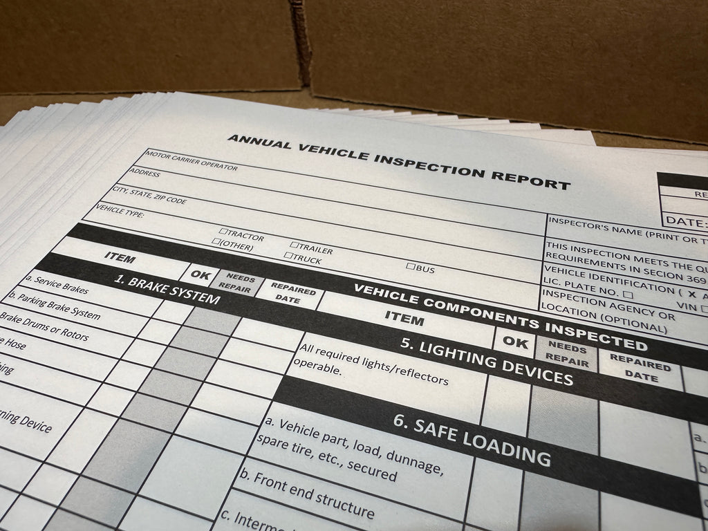 Federal Inspection Paperwork Annual Inspection Supplies – Annual Stickers