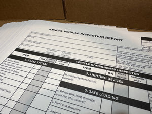 Annual Inspection forms