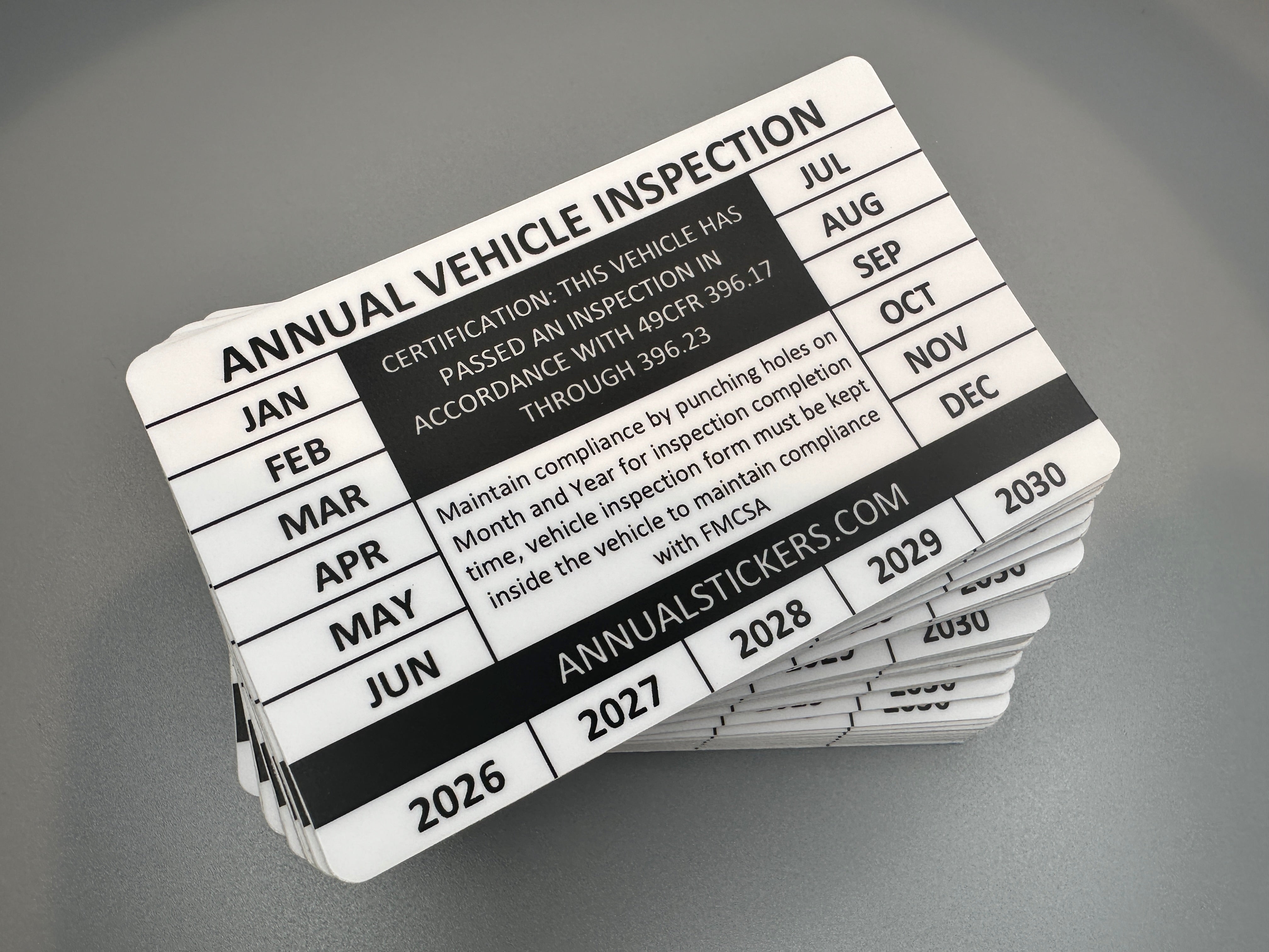 Generic Annual Inspection Stickers MADE EASY – Annual Stickers