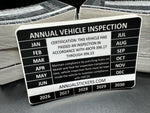 DISCOUNT 2026 GENERIC INSPECTION STICKERS