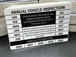 DISCOUNT 2026 GENERIC INSPECTION STICKERS